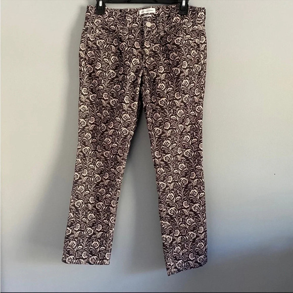 ISABEL MARANT ETOILE Iti Floral Velvet Skinny Pant - Picture 2 of 6